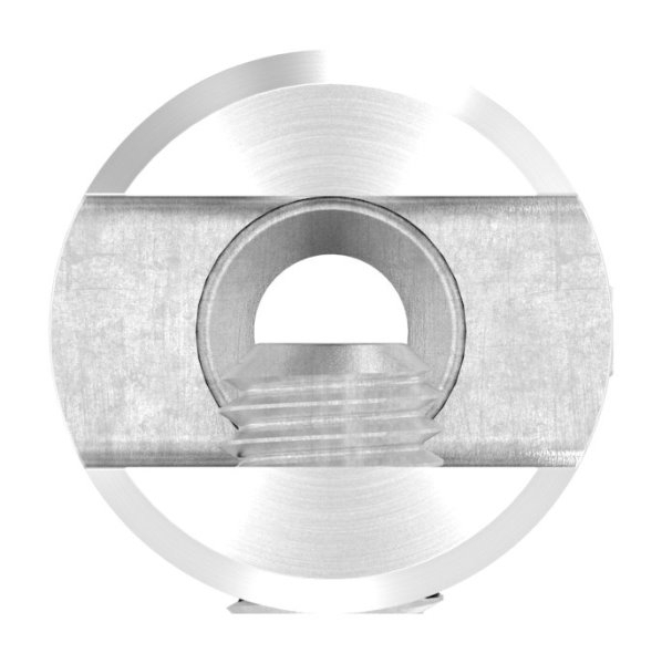 Support de plaque transversale Ø 25 mm avec raccord 42.4