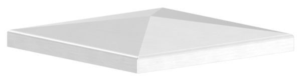 Capuchon de poteau pour tube carré : 120x120 mm | V2A