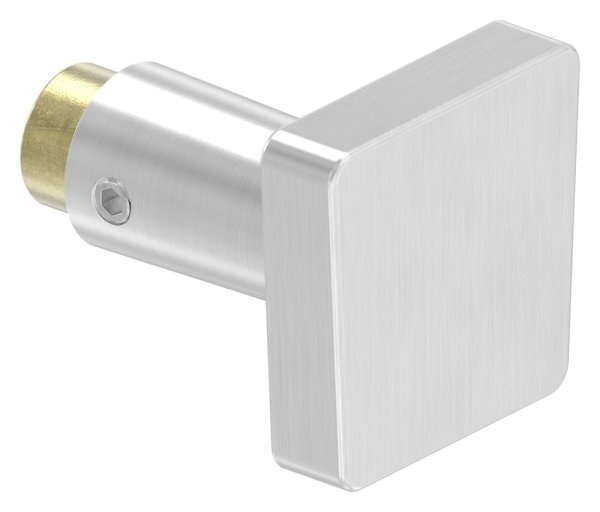 Tuerdruecker Edelstahl V2A eckig gerade gebuerstet-88-1156660.240