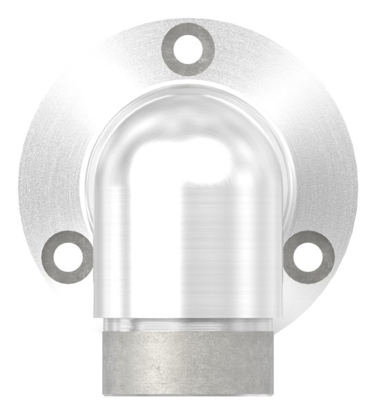 Support mural 90° court, pour tube rond Ø 42.4x2.0 mm V2A