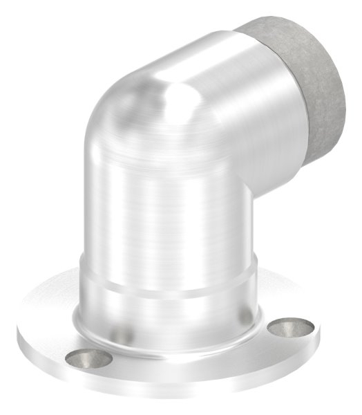 Support mural 90° court, pour tube rond Ø 42.4x2.0 mm V2A