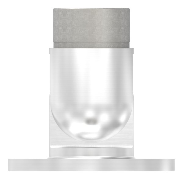 Support mural flexible, pour tube rond Ø 42.4x2.0 mm V4A
