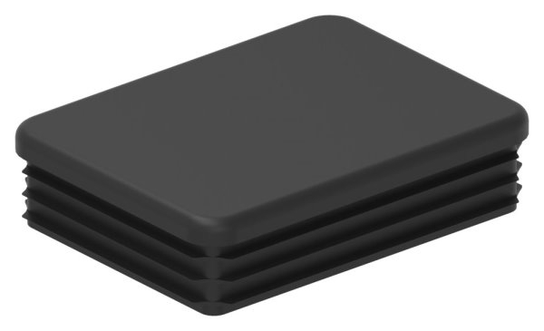Capuchon en plastique pour tube rectangulaire 80x60mm
