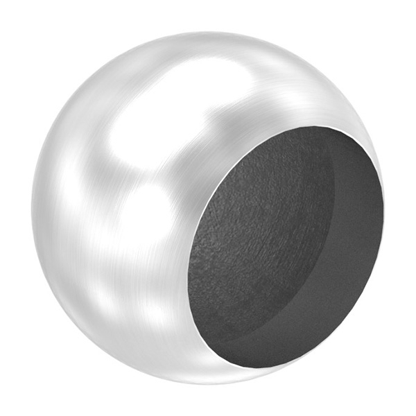 Boule d'extrémité creuse pour tube de 33,7mm, avec M8 Boule d'extrémité creuse pour tube de 33,7mm, avec M8