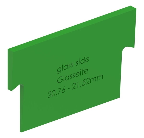 Keil - fuer Aluprofil - fuer Glas 20-76-21-52 mm-12-3088.6
