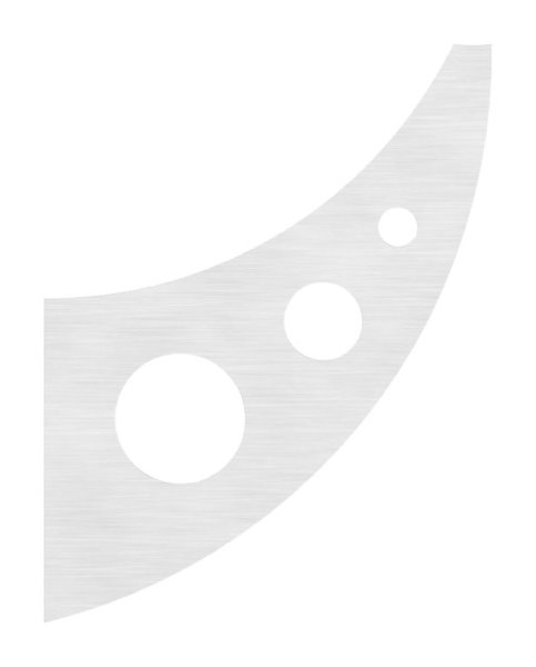 Handlaufschwert V2A 4 mm stark 66 mm Wandabstand zum Anschweissen geschliffen Korn 240-88-1154133.240