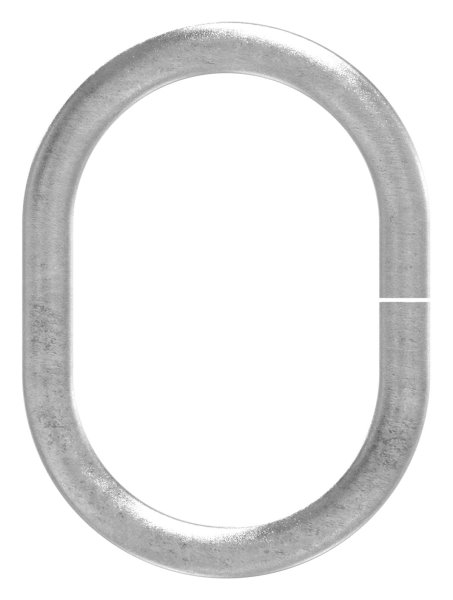 Anneau | ovale | matériau : 14 mm | Ø extérieur 150x110 mm | acier S235JR, brut