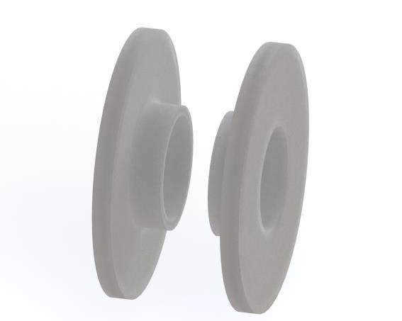 Gummieinlage fuer Glaspunkthalter – Dichtung Gummi Milchglas-89-11A1946WHITE-A.4