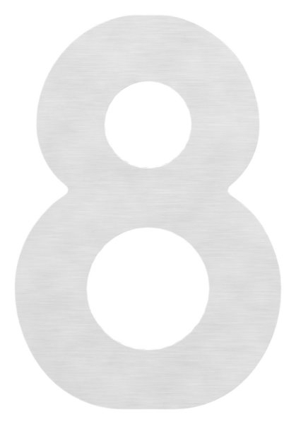 Maison numéro 8 | petite | Dimensions : 110 mm x 150 mm | V2A