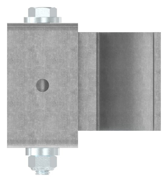 Charnière de portail | réglable | à souder sur (grande) | acier (brut) S235JR