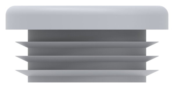 Capuchon en plastique pour tube rond 33.7mm