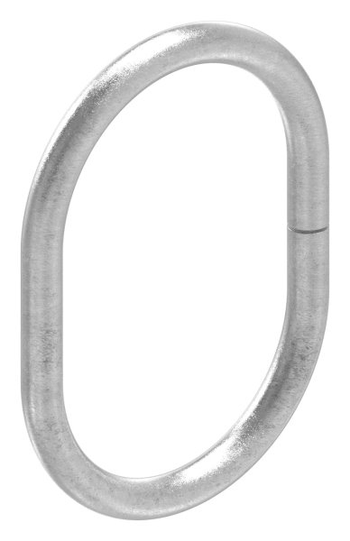 Ring - oval - Material- 12 mm - Aussen-Ø- 150x110 mm - Stahl S235JR- roh-30-1902.8