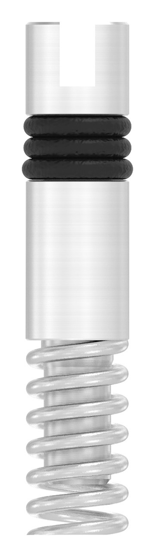 Porte-plaque à ressort, avec fente 3mm