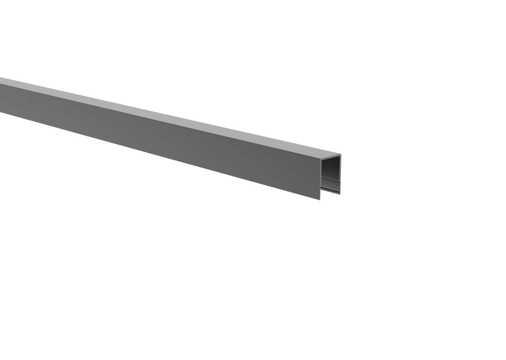 Click-lock Abschlussleiste Aluminium 20x28 mm 6-0 m Anthrazit RAL 7016-89-11FGFC206000R7016-A.4