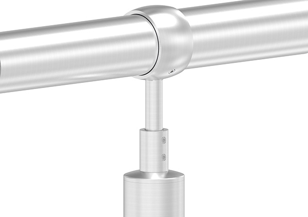 Anneau de support de main courante pour tube rond Ø 42,4 mm V2A