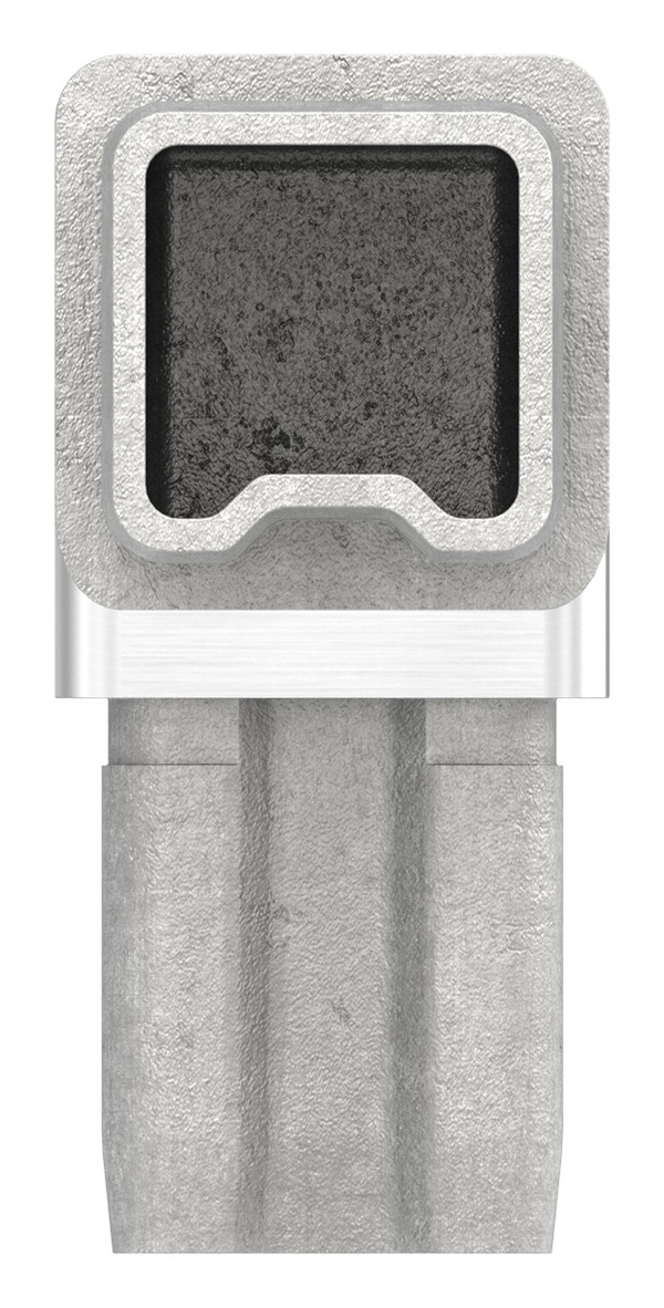 Eckverbinder V4A fuer Rohr 25x25x2 mm zum Stecken-88.1110122525