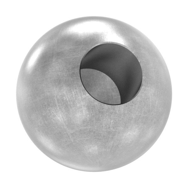 Massivkugel S235JR Ø 30 mm mit Sackloch Ø 12-3 mm glatt-30-2739.8