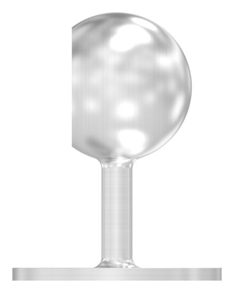 Support d'extrémité de tube, pour tube 42,4mm, V2A