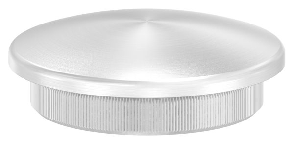 Endkappe Edelstahl V2A fuer Rohr Ø 48-3 mm x 4-0 mm- leicht gewoelbt zum Einschlagen-88-1150311-240.4