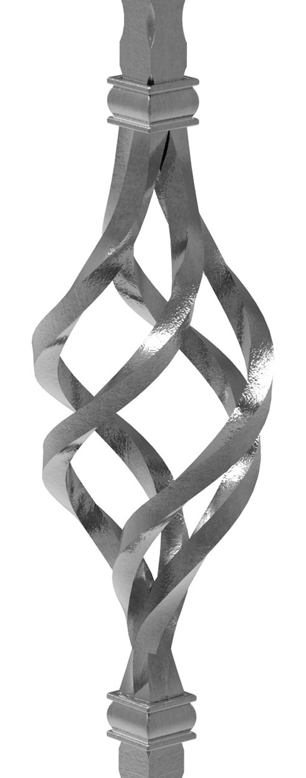 Anfangsstab - Laenge- 1100 mm - Material- 20x20 mm - Stahl S235JR- roh-30-1019.8