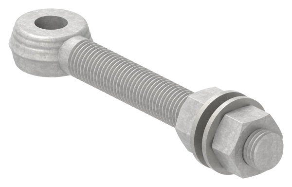 Charnière M20 | Boulon à oeil | Acier (brut) S235JR