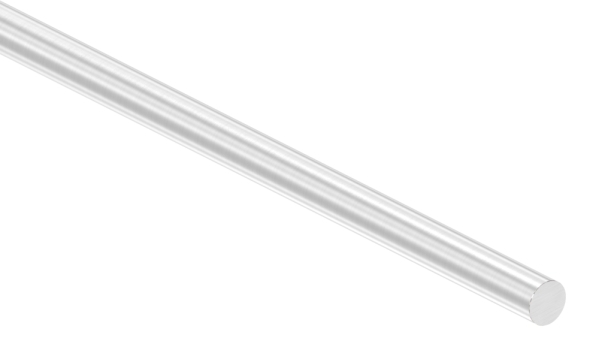 Rundstab Edelstahl V2A Ø 20 mm L = 3000 mm geschliffen Korn 240-88-1157400.240