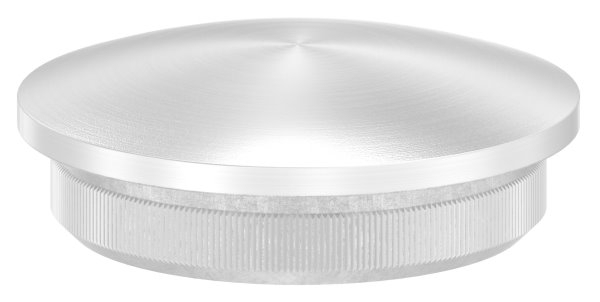 Einsteckkappe V2A Edelstahl fuer Rohr Ø 26-9 mm- Wandstaerke 2-0 mm- gewoelbt- massiv-11-6001.4