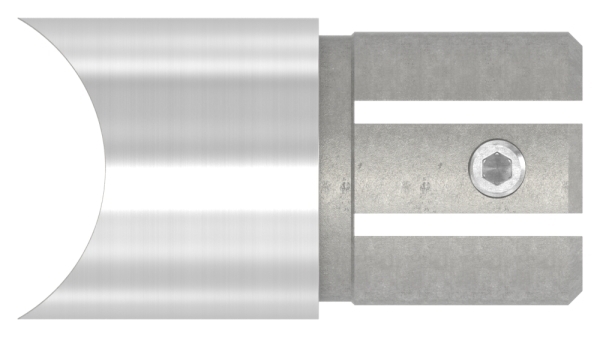 Pièce de raccordement 90° pour tube rond Ø 42.4x2.0 mm V2A