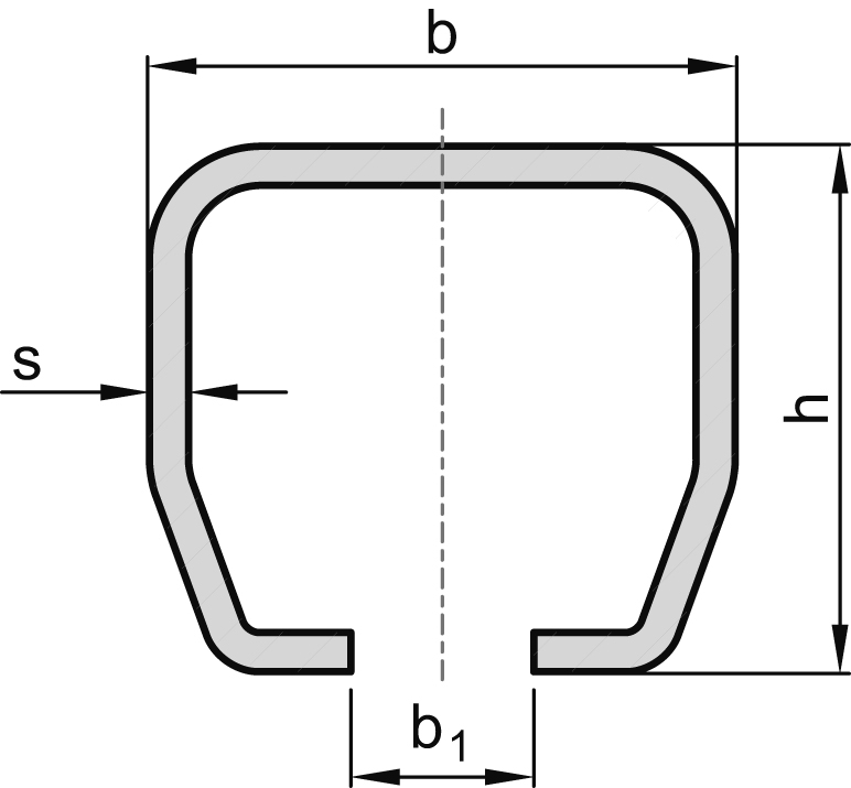 Coulisseau coupé à la taille non galvanisé taille 2
