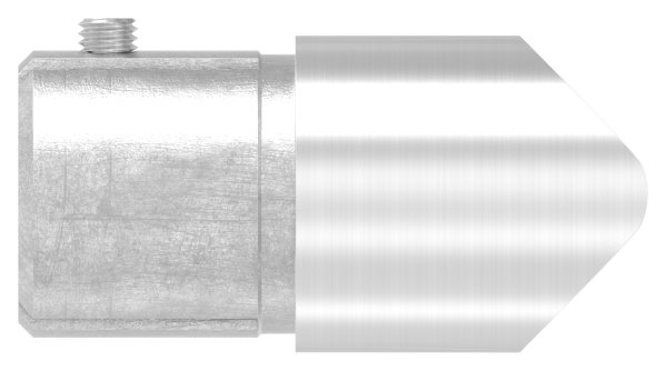 Winkelverbinder V2A fuer Rohr Ø 42-4 mm mit Anschluss oben Klemmschraube-11-3665.4