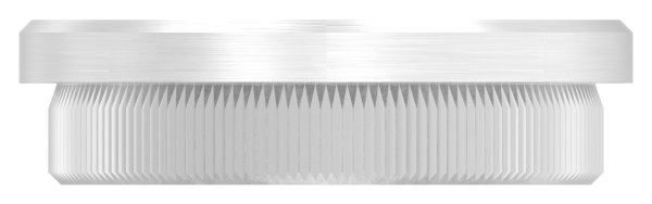 Bouchon plat pour Ø 48,3x2,6 mm V2A matériau plein