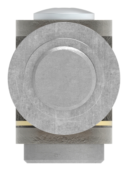 Charnière de portail M20 | réglable | soudable | acier (brut) S235JR