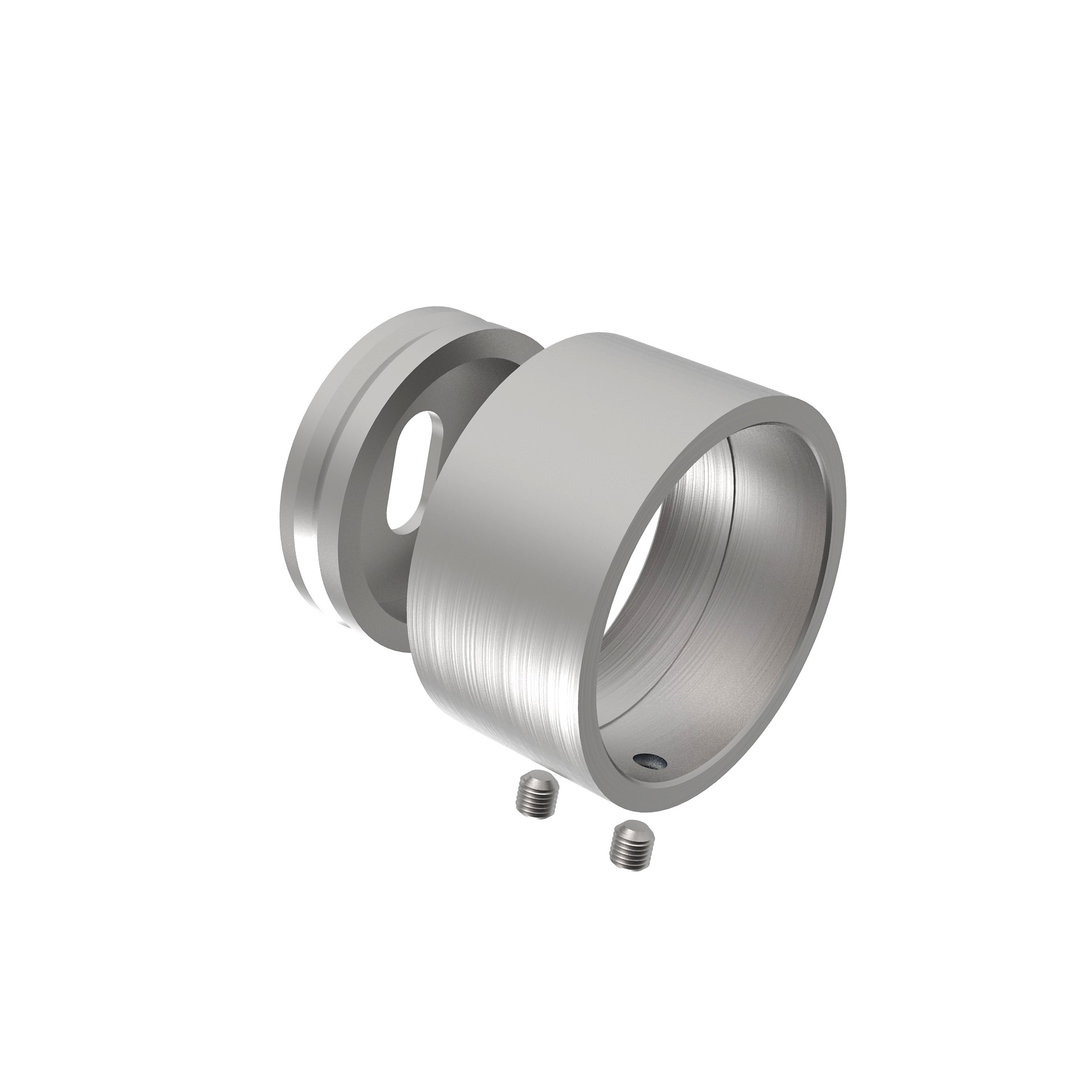 Raccordement mural pour tube rond Ø 42,4 mm | V2A