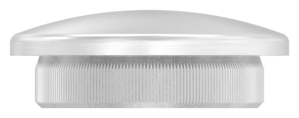 Bouchon légèrement bombé pour Ø 42.4x4.0 mm V2A matériau plein