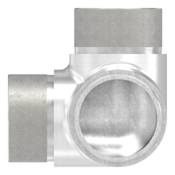 Angle / sortie 90° pour tube rond Ø 42.4x2.0 mm V2A