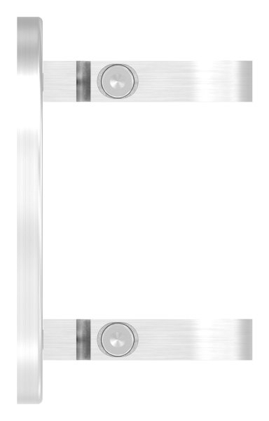 Wandbesfestigung Ø 150 mm  fuer Rundrohr Ø 42-4 mm - V2A-11-3055.4