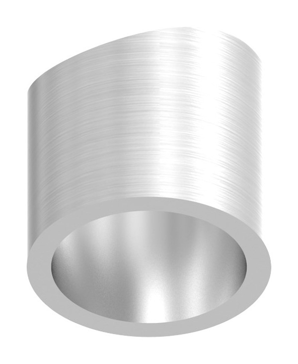 Distanzhuelse Edelstahl V2A L = 15 mm fuer Rohr Ø 42-4 mm einseitig ausgefraest-88-1150132.DH15