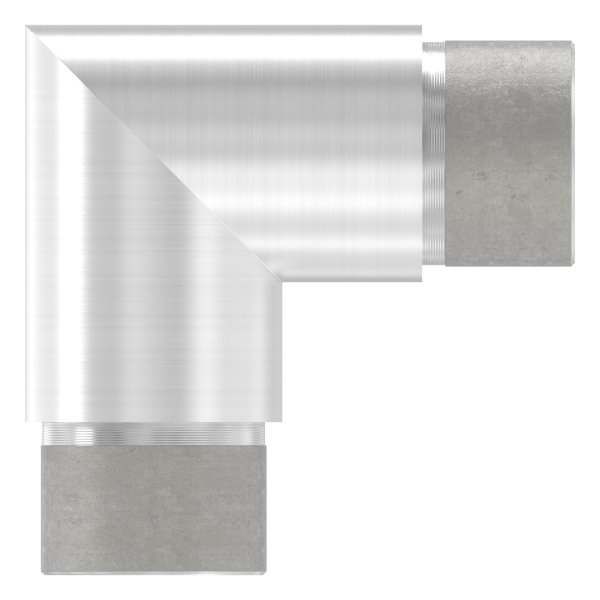 Coude d'angle 90°, pour tube rond Ø 33.7x2.0 mm V2A