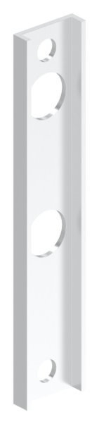 Adapter fuer Gittertorschloesser GTS2- fuer Rundrohre Ø 33 - 60mm- silber-88-1156705-ALU.SI