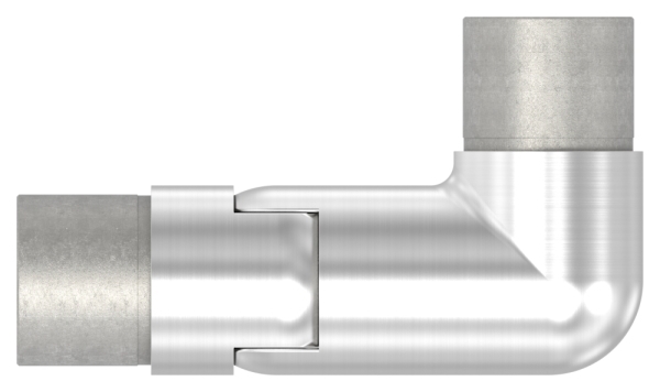 Pièce d'articulation droite, pour tube 42,4 x 2,0mm, V2A