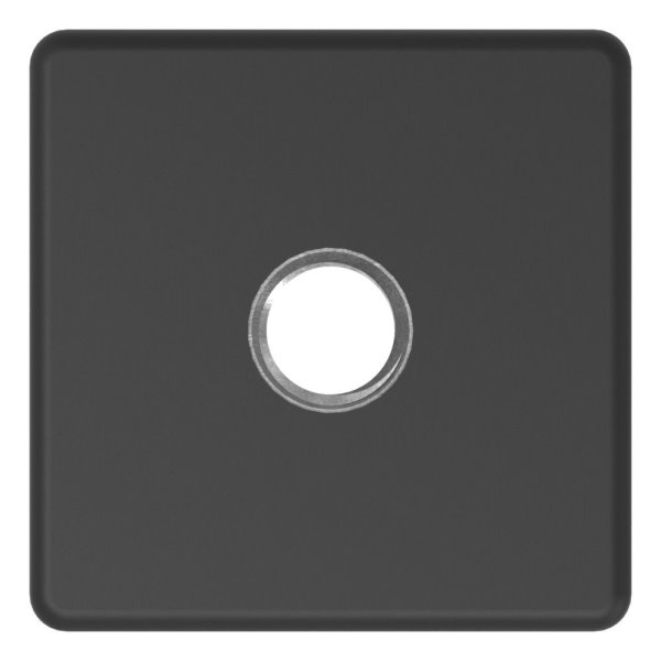 Capuchon en plastique pour tube carré 40x40mm, avec M10