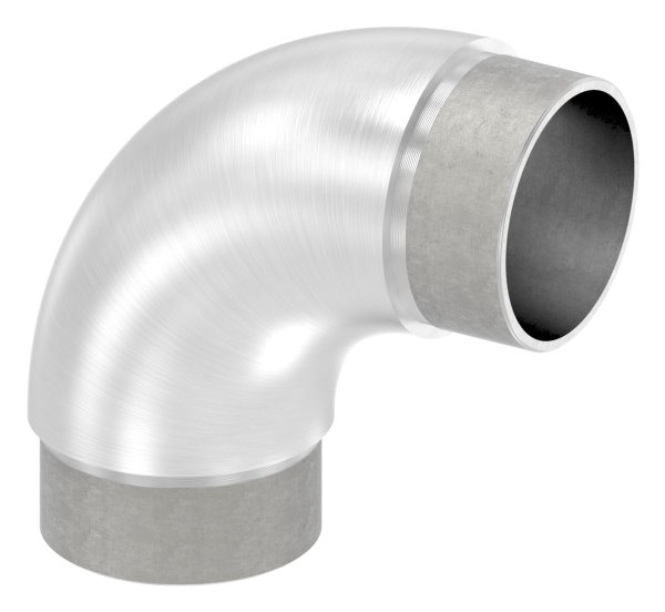 Rohrbogen 90° V2A fuer Rohr Ø 48-3 x 2-0 mm zum Stecken-11-3602.4