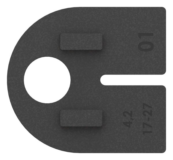 1 Paar Gummis zu Glasklemme 63x45x30 mm AbZ fuer 9-52 mm Glas VSG-10-2414ABZ.0