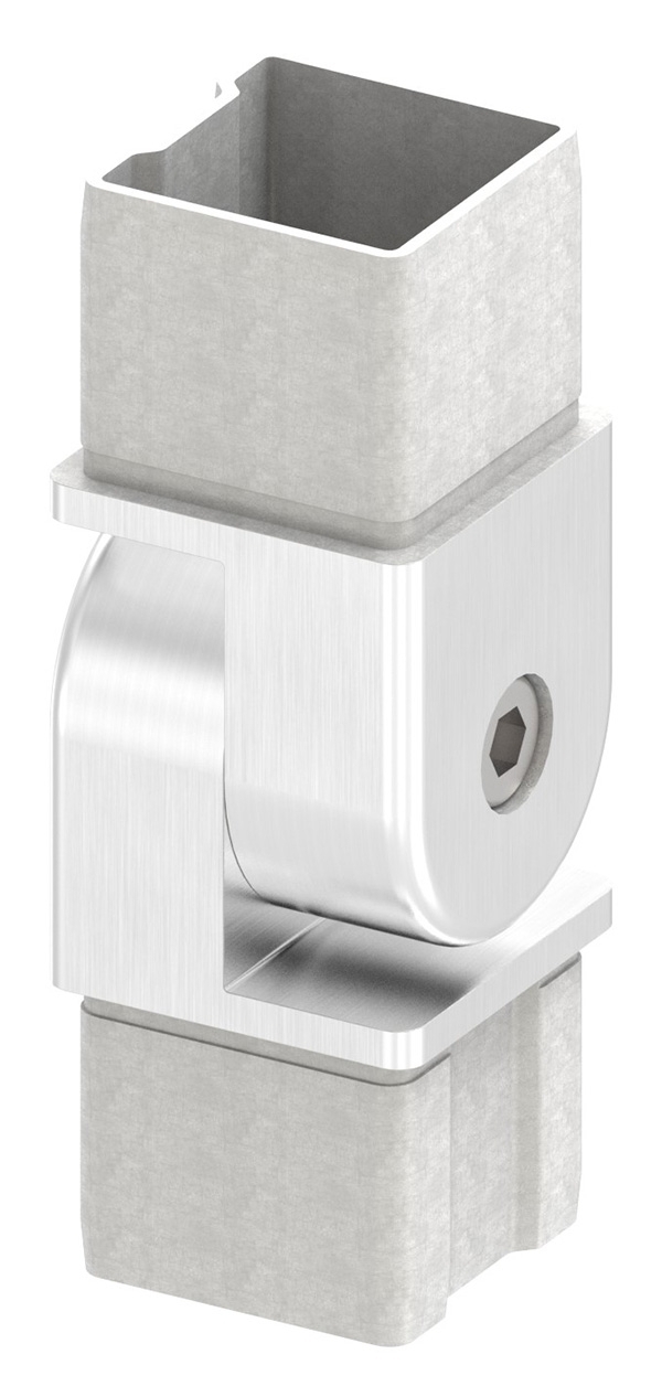 Joint de raccordement pour tuyau 40x40x2mm, V4A