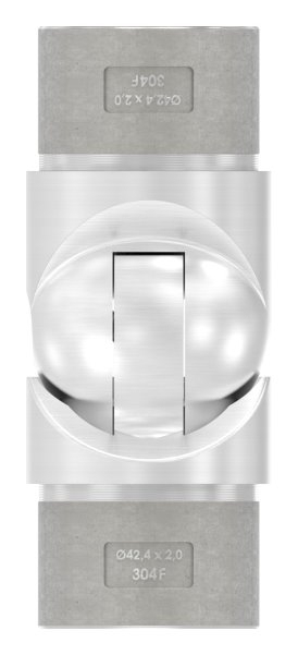 Pièce d'articulation creuse pour câble, pour tube 42,4 x 2,0mm