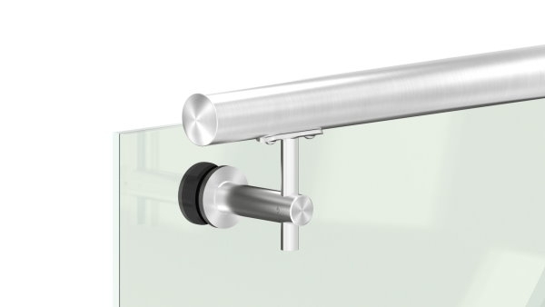 Handlaufhalter fuer Glas mit Halteplatte 42-4 mm V2A-11-2061.4