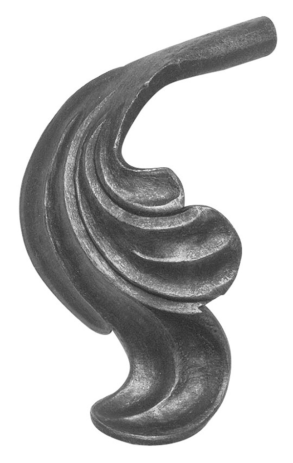 Baroque rural | Dimensions : 110x70 mm | Acier S235JR, brut