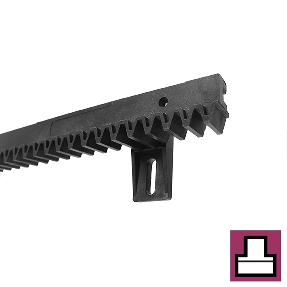 Zahnstange Kunststoff mit Stahlkern Modul 4 27 mm fr Tore bis 300 kg-89-11H01PVCJBS-A.4