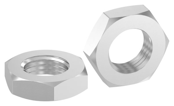 Sechskantmutter V2A Edelstahl M24 flache Form DIN 936-88-1158323-240.24