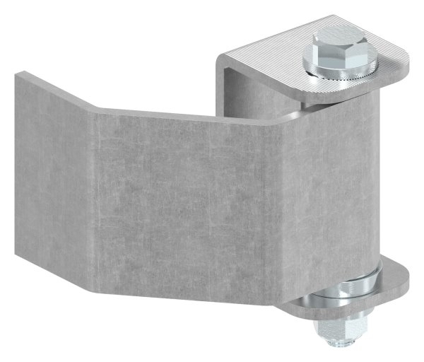 Charnière de portail | réglable | à souder sur (grande) | acier (brut) S235JR